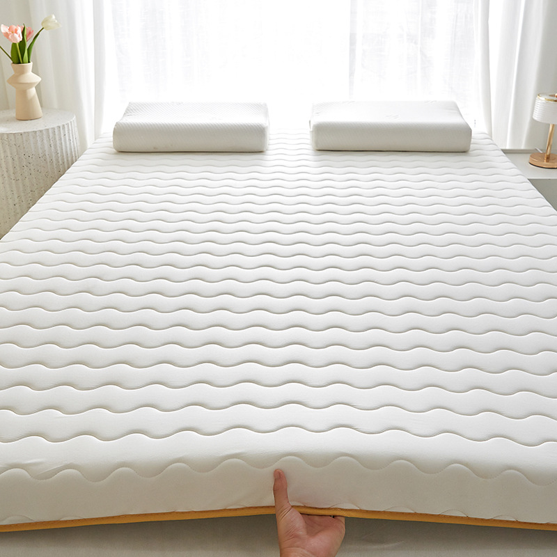 Latex mattress topper for home, bedroom, and student dorm; tatami-style firm cotton mattress pad. — image 2 of 4