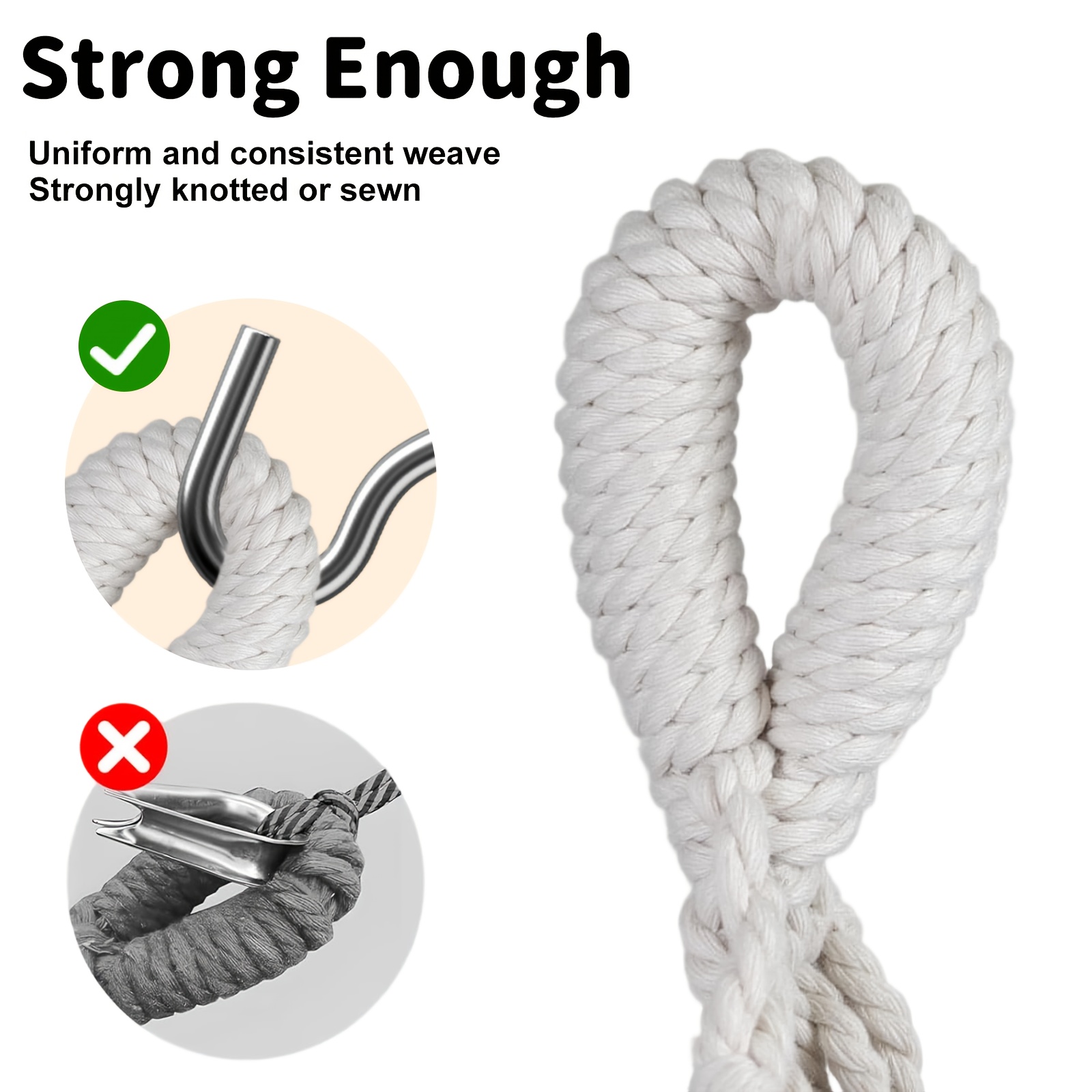 Outdoor Hammock with a Sturdy Stand, Capable of Holding Up to 600 Lbs, Designed for Safety And Stability, Featuring an Anti-Rollover Design, Ideal for And Outdoor Use, Suitable for Backyards And Camping — image 4 of 5