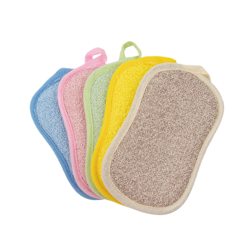 5 Multifunctional Sponge Brushes - Washable And Reusable Kitchen And Bathroom Cleaning Brushes, Do Not Damage The Surface, Suitable for Pots, Pans, Utensils And Other Kitchen Cleaning Tools, Practical Kitchen Supplies, Random Colors — image 2 of 4