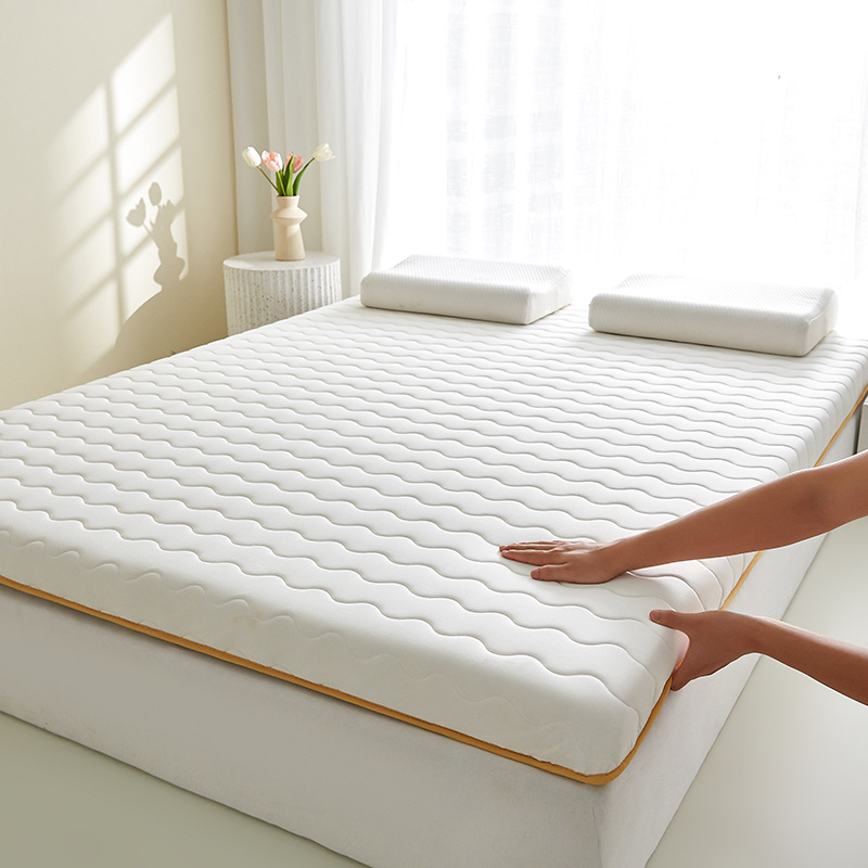 Latex mattress topper for home, bedroom, and student dorm; tatami-style firm cotton mattress pad. — image 3 of 4