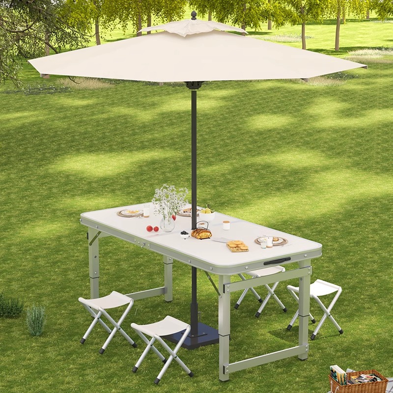Portable Aluminum Alloy Folding Table – Suitable for Night Markets, Street Stalls, BBQ, Dining, and Home Use — image 2 of 4
