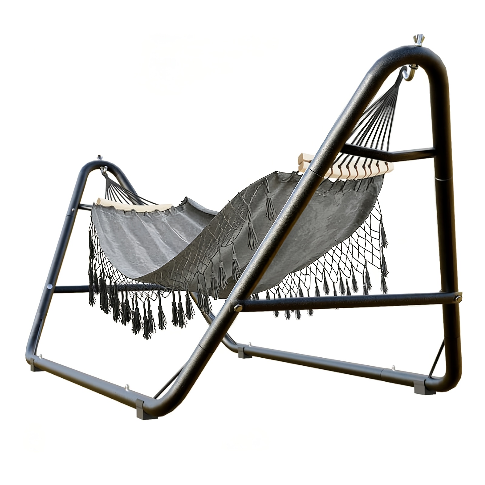Outdoor Hammock with a Sturdy Stand, Capable of Holding Up to 600 Lbs, Designed for Safety And Stability, Featuring an Anti-Rollover Design, Ideal for And Outdoor Use, Suitable for Backyards And Camping — image 2 of 5