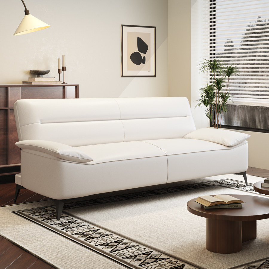 Minimalist modern convertible sofa bed—ideal for small apartments, rental units, or office nap breaks. — image 5 of 5