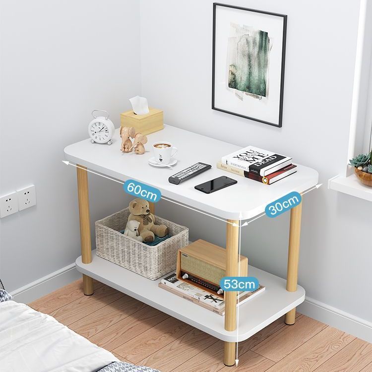 Small, minimalist bedside table/side table—ideal for rentals or bedrooms; simple design serving as a nightstand and storage unit. — image 4 of 4