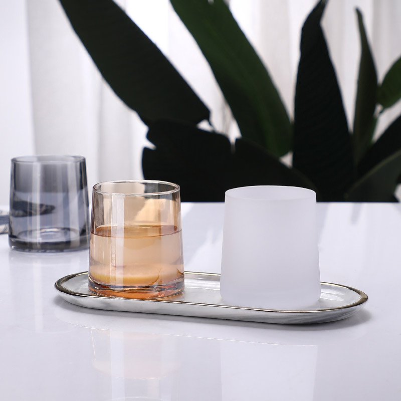 Glass Mouthwash/Toothbrush Cup Set – Suitable for Couples, Hotels, and Home Use — image 3 of 4