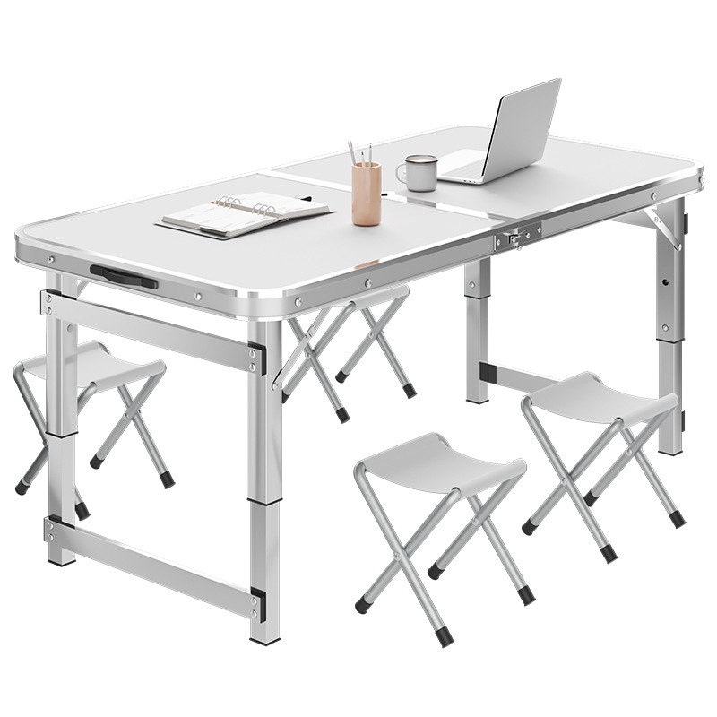 Portable Aluminum Alloy Folding Table – Suitable for Night Markets, Street Stalls, BBQ, Dining, and Home Use — image 3 of 4