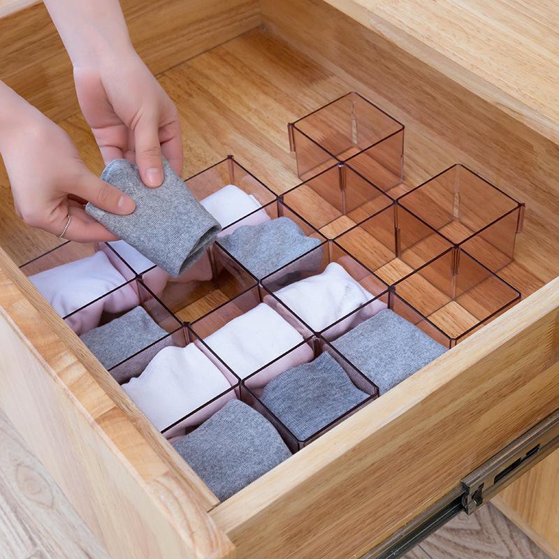 Modular Home Storage: Drawer Dividers and Combinable Organizers for Wardrobes and Countertops—Perfect for Sorting Socks and Small Items — image 2 of 4