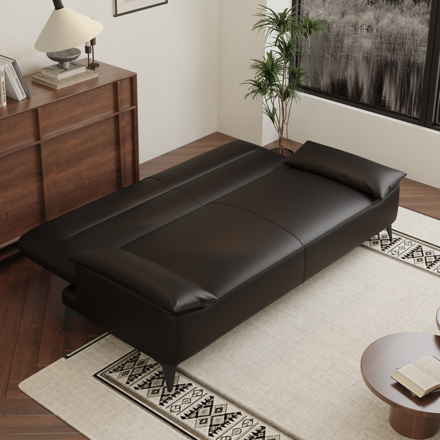 Minimalist modern convertible sofa bed—ideal for small apartments, rental units, or office nap breaks. — image 3 of 5
