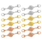 6PCS/12PCS Magnetic Jewelry Clasps with Lobster Clasp, Strong Magnetic Rhinestone Clasps for Jewelry Making Necklace Bracelet Connector and Extender — image 4 of 18