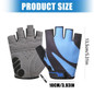 Breathable Sports Glove Half Finger Fitness Glove Fingerless Cycling Glove — image 9 of 10