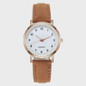 Ladies Diamond-studded Luminous Retro Female Watch Leather Belt Quartz Watch Women Simplicity Casual Decoration Wristwatches — image 7 of 17