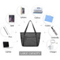NEW Stylish Women Handbag 15.6 inch Laptop Tote Bag Lightweight  Nylon/Canvas Travel Shoulder Bag Multi-Function Bussiness Briefcase Shopping Bag — image 8 of 18