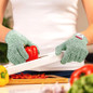 Cut Resistant Gloves - Ambidextrous, Food Grade, High Performance Level 5 Protection. Size Medium, Green, Complimentary Ebook Included — image 5 of 17