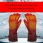 Heated Gloves Electric Heated Gloves Camping Hand Warmers Winter Warm Gloves — image 11 of 12