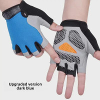 Breathable Mesh Fingerless Gloves for Cycling Gym Workouts and Hiking — image 2 of 20