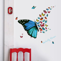 Colorful butterfly Wall Sticker Butterflies for decoration DIY Vinyl Home Decor Art Decals 3D Wallpaper stickers on the wall — image 2 of 14