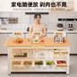 Multifunctional Kitchen Storage Cabinet with Microwave Stand and Cutting Board — image 6 of 58