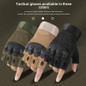 Tactical Gloves for Men - Half Finger Outdoor Training & Combat Hard Shell Protective Riding Sports Gloves with Anti-Slip Grip — image 5 of 28