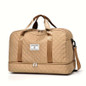 Travel bag Large capacity women's fitness bag Luxury oversized handbag - fashionable and practical compartment design, suitable for travel adventure and fitness activities Lightweight maternity bag storage bag Short business trip luggage bag Independent shoe compartment Lightweight luggage bag, — image 20 of 23