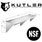 Stainless Steel Shelf - NSF Commercial Kitchen Wall Shelving — image 25 of 26