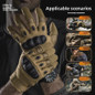 Tactical Gloves for Outdoor Work & Motorcycling - Anti-Slip, Durable, Full-Finger Touchscreen — image 5 of 10