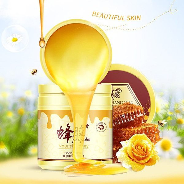 170 Natural Milk Honey Hand Wax Film Shape Exfoliating Propolis Hand Cream Paraffin — image 1 of 7