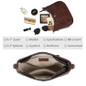 Leather Shoulder Bag for Women Stylish Crossbody Purse with Multi Pockets Work Travel Bag — image 6 of 9