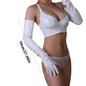 Bold Color Choices Smooth Full Length Gloves Cosplay Photography Prop Durable Faux Leather — image 4 of 13