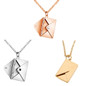 Fashion Can Open Envelope Lovers Pendant Necklace Jewelry for Birthday Gift — image 5 of 11