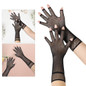 Nightclub Fishnet Gloves Christmas Gloves Party Supply Operas Gloves for Concert Half Finger Dark Gloves — image 8 of 10