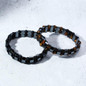 Double Hematite Tiger's Eye Bracelets Men Tiger Eye & Hematite Charm Bracelets for Women Natural Energy Stone Bracelet Jewelry — image 8 of 16