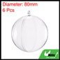 1~24pcs Clear Plastic Fillable Ornaments Ball Christmas DIY Craft Ball Bauble Ornament for Christmas Wedding Party Home Decorations — image 39 of 51