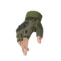 Tactical Army Military Airsoft Shooting Bicycle Combat Fingerless Paintball Hard Carbon Knuckle Half Finger Gloves — image 5 of 14
