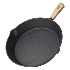 Cast Iron Skillet for Camping and Grilling - Pre-Seasoned Non-Stick Frying Pan for Steak, Home Kitchen, and Outdoor Cooking — image 3 of 12