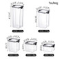 460-1800ML Kitchen Storage Box Sealing Food Storage Container Preservation Plastic Refrigerator Noodle Box Multigrain Storage Pot Milk Powder Container — image 8 of 17