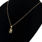 Gold Plated Vintage Bohemian Oval Necklace for Women Small CZ Pendant Link Chain Necklace Collarbone Collares Fashion Jewelry — image 8 of 22