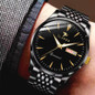 Luxury Casual Watch For Men Waterproof Fashion Clock Calendar Luminous Quartz Watches Relojes Hombre Relogio Masculino — image 15 of 17