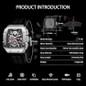 Chronograph Multifunction Watch Men Luxury Tonneau Watch Calendar Date Luminous Waterproof Men Watch — image 8 of 8