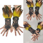 Lace Gloves Full Finger Gloves 1920s Women Bridal Gloves Wedding Gloves — image 4 of 11