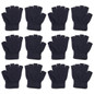 1/6 Pairs Adult Winter Knit Half Finger Gloves Color Warm Fingerless Mittens — image 12 of 12