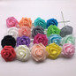 Artificial Flowers 9/25/50pcs Real Looking Cream Fake Roses w/Stem for DIY Wedding Bouquets for Bride Centerpieces Bridal Shower Party Home Room Decorations — image 9 of 20