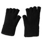 Fashion Gloves Solid Color Knitted Gloves Half Finger Gloves for Office Workers — image 9 of 15