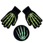 Novelty Halloween Glowing Claw Gloves Scary Cosplay Costume Full Finger Gloves Adult Unisex Gothic Knitting Gloves BUT — image 11 of 15