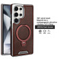 360 ° Rotating Bracket Leather Case,For Samsung Galaxy S24 S23 S25 Ultra S25Edge Wireless Charging Phone Protective Back Cover — image 8 of 13