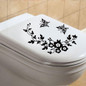 Butterfly Flower Vine Bathroom Wall Stickers Home Decoration Wallpaper Wall Decals For Toilet Decorative Sticker Home Decor — image 12 of 23