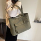 Lightweight Large Tote Bag for Women | Water-Resistant Commuter & School Shoulder Bag — image 4 of 10