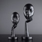 Modern House Decor Home Decoration Maison Accessories Thinker Mask Miniature Figurines for Living Room Office Corridor — image 12 of 15