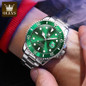 Luxury Business Watches Big Dial Watch Gift Gold Watch for Men Rotatable Bezel Sapphire Glass Stainless Steel Band Sport Quartz Wristwatch Reloj Uhrenbeweger — image 15 of 21