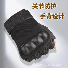 Tactical Gloves for Men: Half-Finger Outdoor & Training Gloves with Anti-Slip Grip — image 3 of 9