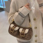 Koujia Vintage Shoulder Bag Retro French Baguette Crossbody Bag for Women — image 5 of 12
